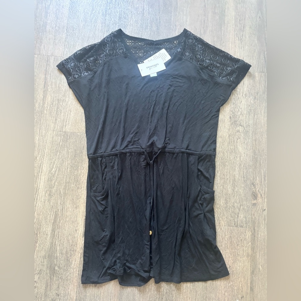 Swimsuits For All Black Lace Detail